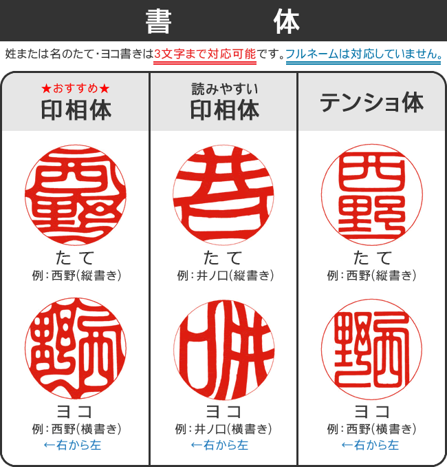 印影見本