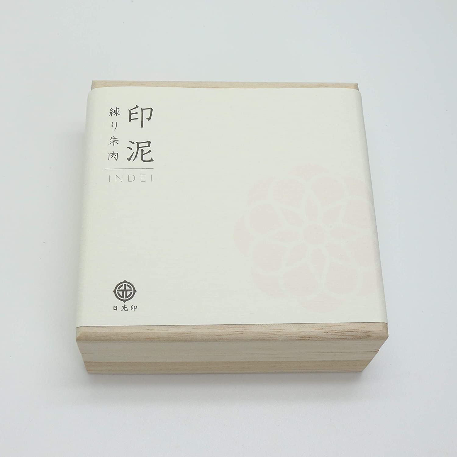 日光印 練り朱肉（四季　赤茶）